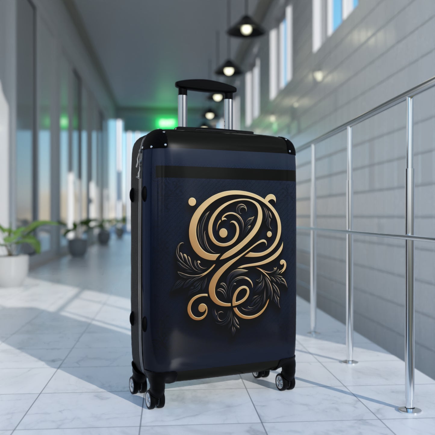 Elegant Travel Suitcase with Floral Design, Stylish Luggage for Vacation, Personalized Gift, Travel Essentials, Durable Carry-On