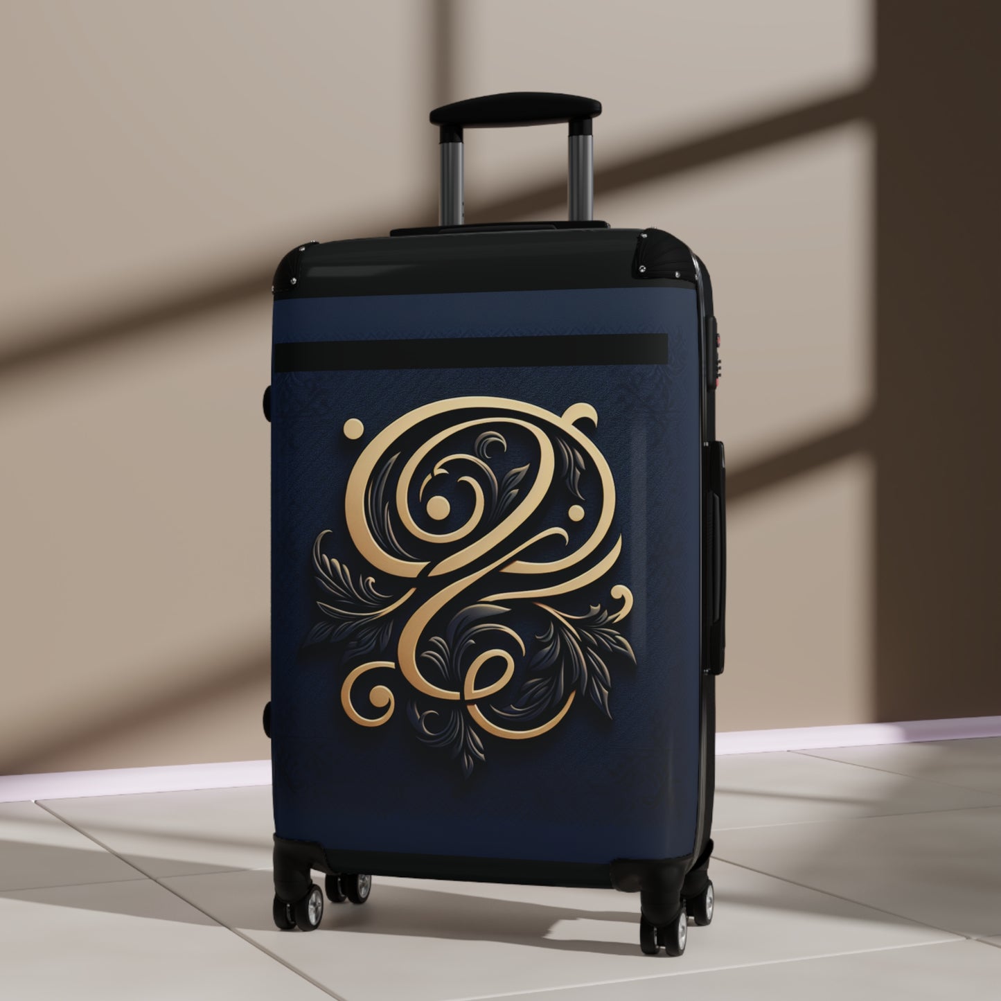 Elegant Travel Suitcase with Floral Design, Stylish Luggage for Vacation, Personalized Gift, Travel Essentials, Durable Carry-On