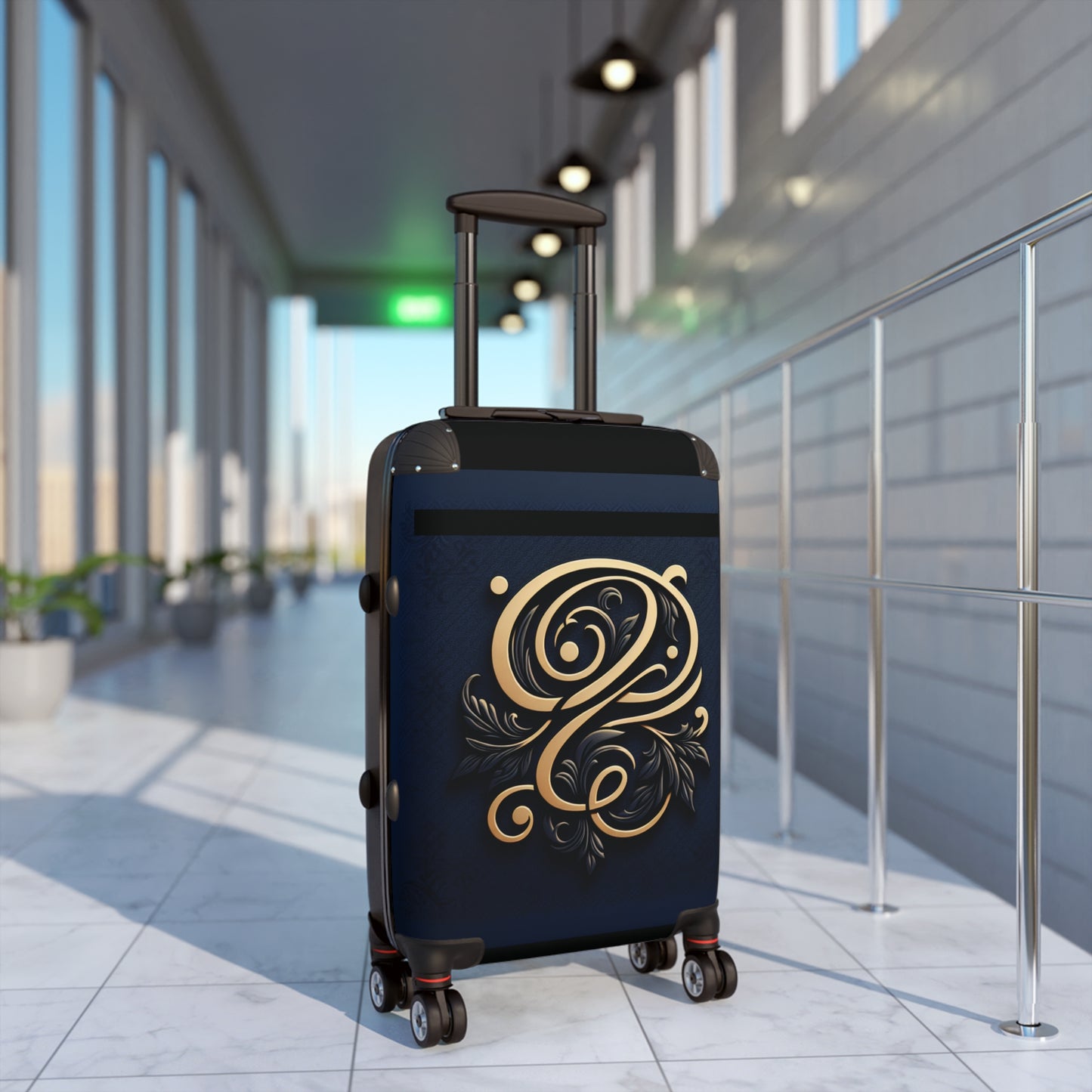 Elegant Travel Suitcase with Floral Design, Stylish Luggage for Vacation, Personalized Gift, Travel Essentials, Durable Carry-On